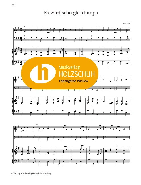 Es wird scho glei dumpa